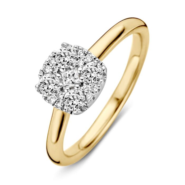 Ring bicolor diamant 0
