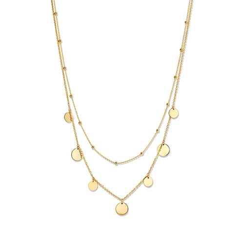 Gouden colliers - Online winkelen - Circles Art and Jewelry